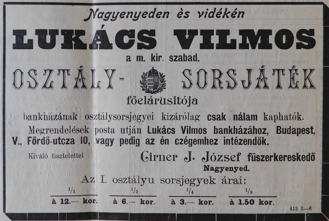 sorsjatek - girner jozsef